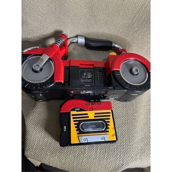 Junior Rider HARLEY DAVIDSON Portable Radio Cassette Player Partially Functional - Picture 12 of 15